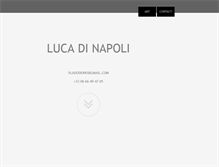 Tablet Screenshot of lucadinapoli.net